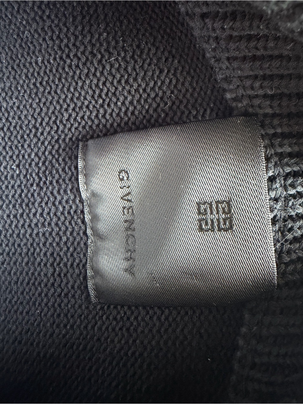 Givenchy Black and White Logo Knit Top - Picture 4 of 4